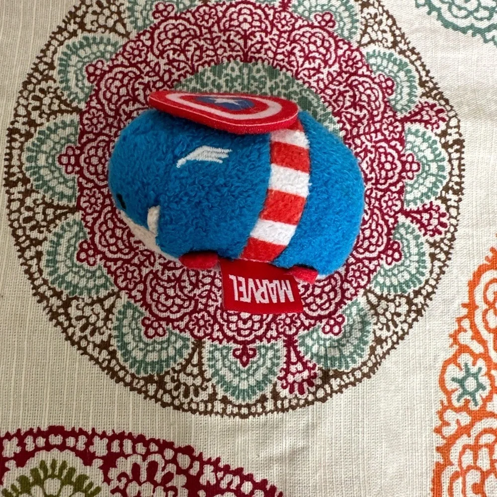 Disney Tsum Tsum Marvel Avengers Captain America Plush Toy 3 1/2